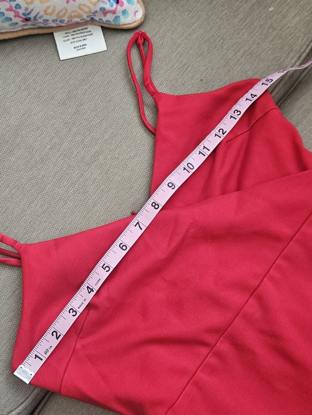 Lulu's Red Spaghetti-Strap Ruffle Mini Dress - Picture 10 of 11